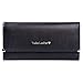 Jastore Women Lady Leather Wallet Purse Credit Card Clutch Holder Case (Black)