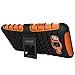 Galaxy On5 Case, OEAGO Samsung Galaxy On5 Case [Shockproof] [Impact Protection] Tough Rugged Dual Layer Protective Case with Kickstand for Samsung Galaxy On5 - Orange