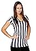 Mato & Hash Womens Referee Shirts | Comfortable V-Neck Ref Shirt for Waitresses, Refs, More! - Black/White CA1000 XL