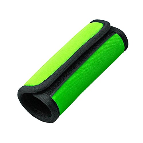 Hibate Comfort Neoprene Luggage Handle Wraps Grip - Fluorescent Green, Pack of 5 - Thumbnail 2