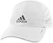 adidas mens Superlite Pro Relaxed Adjustable Performance Cap, White/Silver Reflective, One Size