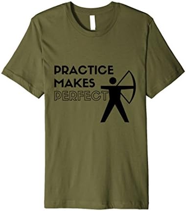 Men's Practice Makes Perfect Cool Archery T-shirt XL Olive