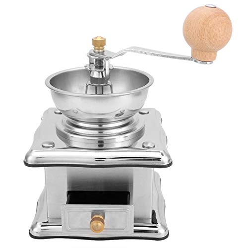 HEQIE-YONGP Elektrische Kornmühlenschleifer Haushalt Edelstahl Quadratische Form Manuelle Kaffee Mühle Grinder… – Bild 4