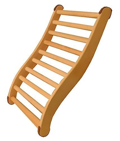 SudoreWell® Sauna Rückenlehne - 2-seitig ergonomisch geformt + gratis 10g Mentholkristalle