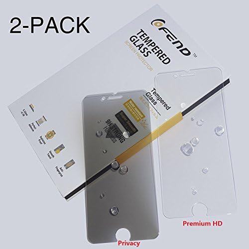 iPhone 6s Plus,iPhone 6 Plus Privacy Anti-spy Screen Protector Tempered Glass film,NO Visual Interference(NOT Black),Water Resistant,Smooth Like Girls' Skin,Ultra-thin Anti Peeping Screen Guard 2 Pack