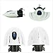 SZJJX RC Submarine Mini 27MHz 4CH High Powered Speed Electric Radio Remote Control Submersible Boats Toys White
