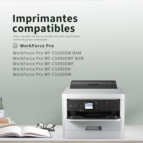 Greenjob T11D1-T11D4 Ink Cartridge for Epson T11D T11D1 T11D2 T11D3 T11D4 for Epson Workforce Pro WF-C5390DW WF-C5890DWF WF-C5390DN WF-C5390DW BAM WF-C5390DW BAM (4 Pack)