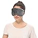 Aroma Season USB Steam Eye Mask to Relieve Eye Stress, Warm Therapeutic Treatment for Dry Eye, Blepharitis, Styes (Gray)