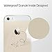 Unov Case for iPhone SE (2016) iPhone 5s iPhone 5 Clear with Design Embossed Pattern TPU Soft Bumper Shock Absorption Slim Protective Back Cover 4 Inch (Death Hallows)