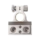 WINOMO Positive Negative Terminal With Two 1/0 Gauge and Two 8 Gauge Outlet for Car Battery