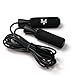 Valeo Deluxe Adjustable Speed Jump Rope To Improve Balance, Coordination, Flexibility, Core Strength and Endurance, VA3631BK,Black