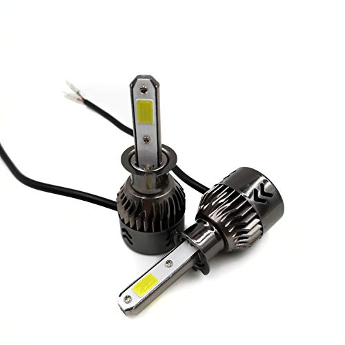 FANTELI H3 3000K Yellow LED Headlight Bulbs All-in-One Conversion Kit - 72W 8000LM Fog Driving Lights Foglights Extremely Bright - Thumbnail 5