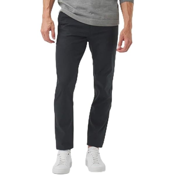 slim fit dress slacks Perry Ellis Men's Slim Fit Tech Suit Pants in Black, Size 30, Elastane/Polyester main image 1