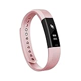 Antimi Fitness Tracker, SmartWatch with Sleep Monitor Bluetooth Smart watch Wristband Bracelet Sport Pedometer Activity Tracker with Alarm Calorie Counter Tracker (Pink)