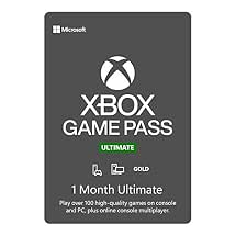 Amazon.com: Xbox Game Pass Ultimate: 1 Month Membership ...