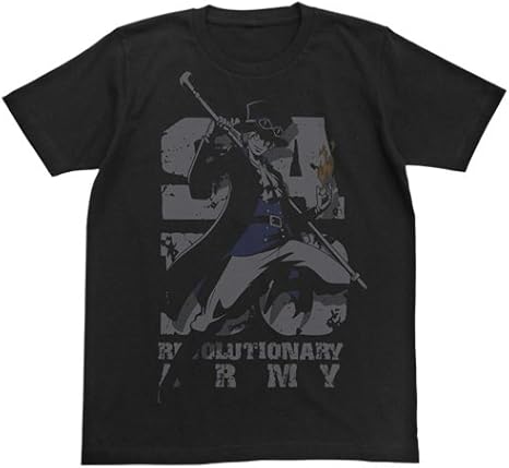 Amazon Co Jp ワンピース 革命軍サボtシャツ ブラック サイズ M ホビー