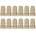 (Pack of 12) Liquor Pourer Covers, Liquor Bottle Pour Dispenser Spout Dust Covers, Universal Liquor Bottle Cover Caps by Tezzorio