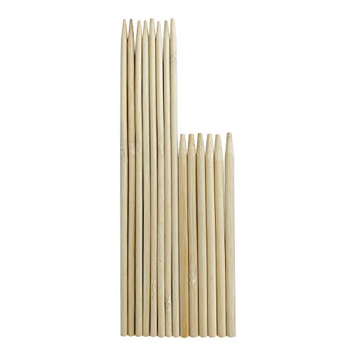 KingSeal Renewable Bamboo Wood Corn Dog Skewers, Sticks, 8.75 Inches, 5