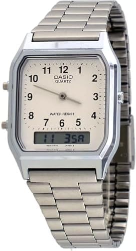 Amazon.com: Casio #AW48HE-7AV Men's Analog Digital Dual Time Zone