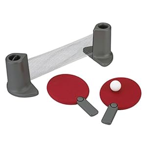 Pongo Table Tennis Set Red/Charcoal