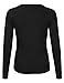 JJ Perfection Women's Long Sleeve Round Neck Gem Button Cardigan