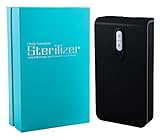 Portable UV Cell Phone Sanitizer with USB Charger – Multi-Use UV Light Disinfection for Smartphone iPhone 6 6s 7s Plus Toothbrush Watches Jewelry – Aromatherapy Hub UV Sterilizer Cleaner Case (Black)