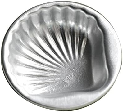 Ialwiyo 2 Pieces Shell Shape Metal Bath Bomb Molds (7cm x 5cm x 2cm) (Shell Shape)