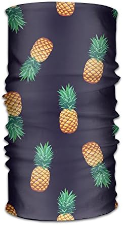 BBONE2 Menpineapple Summer Headband Scarf Face Mask Magic Bandana As Neck Gaiter Head Wrap Ultra Soft Elastic Quick Dry Microfiber For Outdoor Sports Yoga One Size