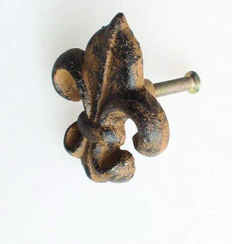 Amazon Com 4 Pack Fleur De Lis Drawer Pull Cast Iron Decor 1 75