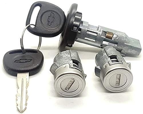 CHEVY OEM Pair Door Lock Cylinder Set W/2 OEM BOWTIE LOGO - Foto 8