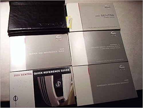 2005 Nissan Sentra Owner S Manual Nissan Books