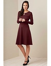 índigo Justo Comercio Justo Orgánico Keyhole vestido