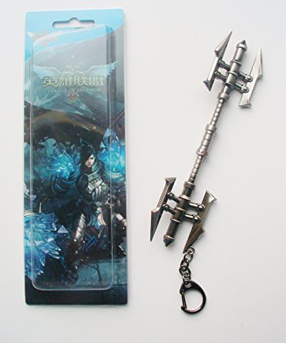 League of Legends Cosplay Weapon Keychain Key Ring #57 ~US SELLER~