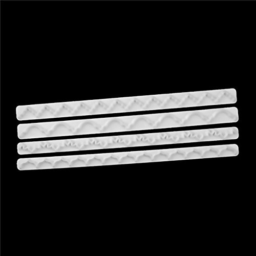 Sky Fish Fondant Cutters Tools Plastic Plunger Cutters Cake Cutter Fondant Molds Sugarcraft Cake Decorating Tool Set with Rolling Pin Smoother Embosser Moulds 37 Pieces - Thumbnail 2