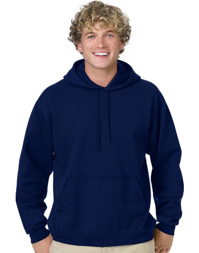 Hanes mens 7.8 oz. ComfortBlend EcoSmart 50/50 Pullover Hood(P170)-Navy-2XL