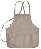 Style n Craft 60516 Canvas 4 Pocket Loop Neck Bib Apron