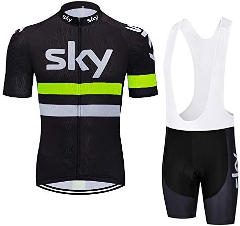 Wulibike Men's Cycling Jersey Set Short/Long Sleeve Jersey & Bib Shorts Pro Team Bicycle Clothing Kit