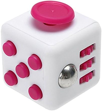 Stress Cube for Fidgeters! Relieve Stress, Anxiety, and Boredom all at your finger tips (Fidget Cube(All Colors), Rose)