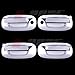 A-PADS 4 Chrome Door Handle Covers for Dodge DAKOTA 1997-2004 & DURANGO 1998-2003 - WITH Passenger Keyhole