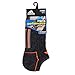 adidas Men's Climacool Ii No Show Socks (2 Pack), Black Onix Marl/Solar Orange/Grey, One Size
