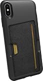 Smartish iPhone Xs Max Wallet Case - Wallet Slayer Vol. 2 [Slim Protective Kickstand] Credit Card Holder for Apple iPhone 10S Max (Silk) - Black Tie Affair