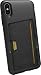 Smartish iPhone Xs Max Wallet Case - Wallet Slayer Vol. 2 [Slim Protective Kickstand] Credit Card Holder for Apple iPhone 10S Max (Silk) - Black Tie Affair