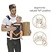 360 Ergonomic Baby Carrier with Hip Seat - AIEBAO Baby Backpack Carrier for Men Baby Carriers Front and Back(3-36 Months,Navy)