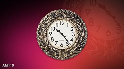 Smartsense Wall Clocks 19 Inches Designer Silent Non-Ticking Quartz Wall Clock Decorative Indoor Kitchen Clock, 3D Numbers Display, Battery Operated Wall Clocks.