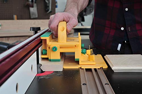 GRR-RIPPER Advanced 3D Pushblock for Table Saw, Router Table, Jointer, and Band Saw by MICROJIG (Renewed)