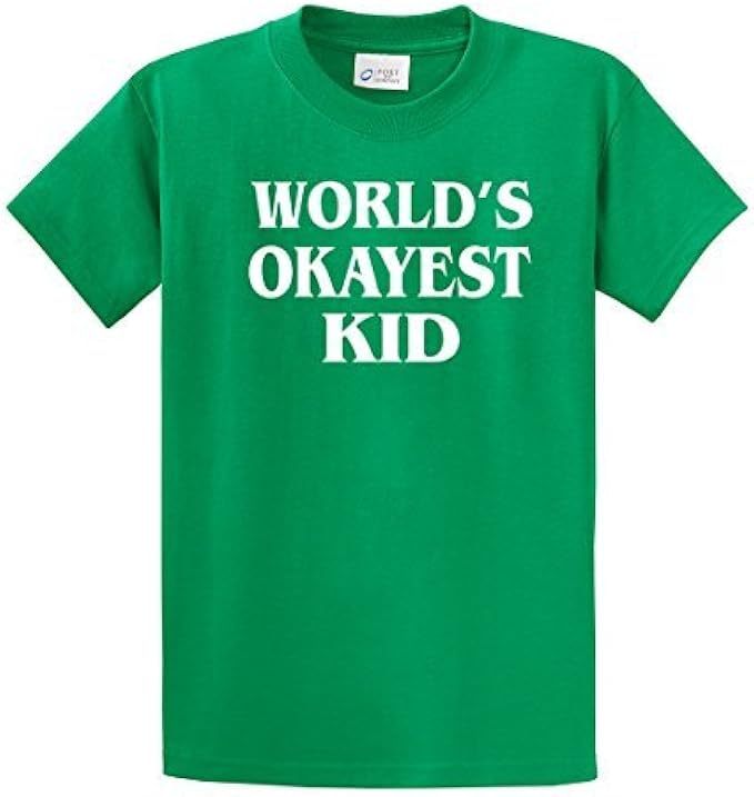 World's Okayest Kid T Shirt Funny Adult Tee Shirt military - Bild 13 von 18