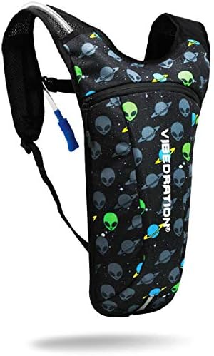 Vibedration GA 2 Liter Hydration Pack | Lightweight Running, Hiking, Rave Festival Daypack
