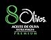 8Olivos Premium Flavor Extra Virgin Olive Oil Cold Press - Award Winning - Gourmet Gift Set 4-PACK