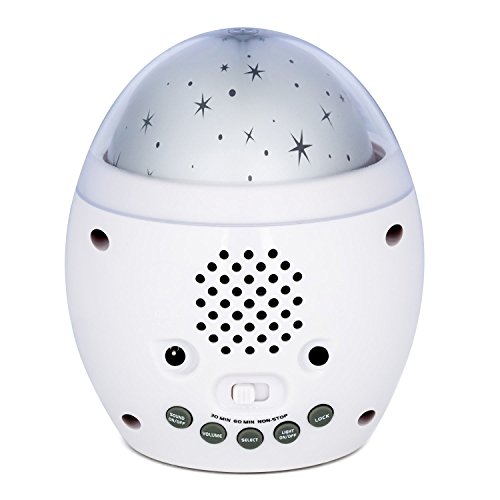 Babbleboo Baby Night Light Lamp & Children Bedroom Alarm Clock Star