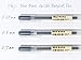Moma Muji Gel Ink Ballpoint Pen, Blue Black Ink, 0.38 mm / 0.5 mm / 0.7 mm, Set of 3 (Japan Import)